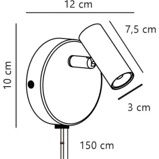 Omari Round | Wall light | White Nordlux