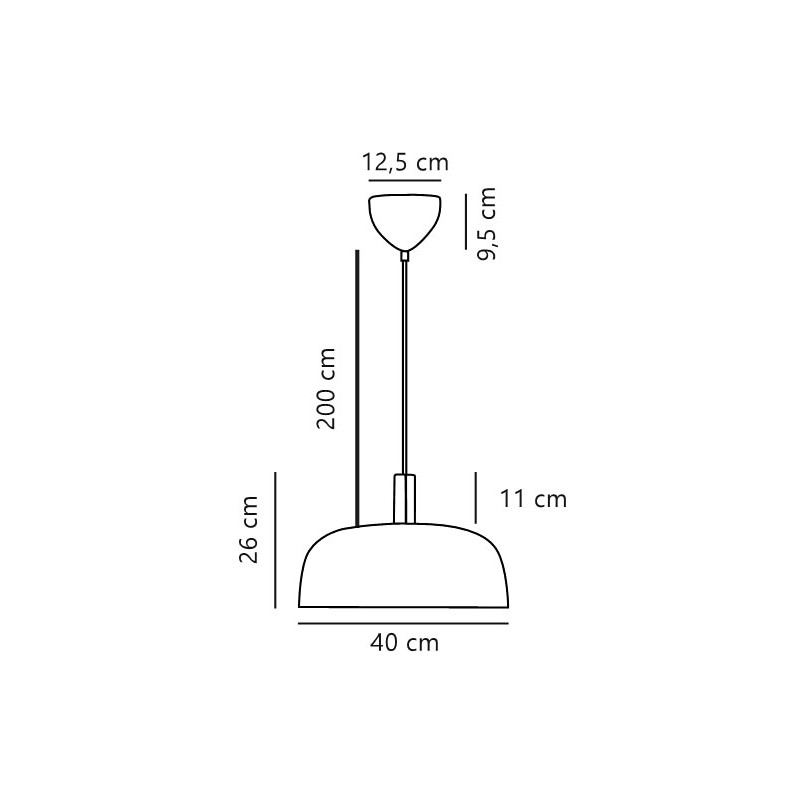 Sandro | Pendant | Light brown Nordlux