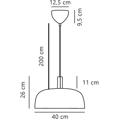 Sandro | Pendant | Light brown Nordlux