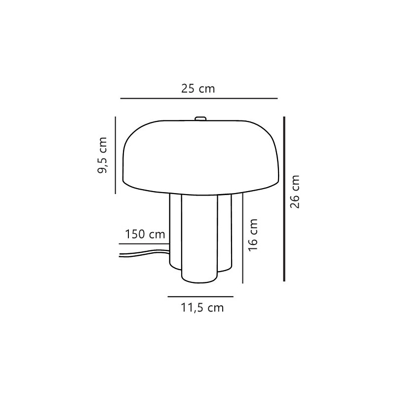 Sandro | Table lamp | Light brown Nordlux