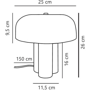 Sandro | Table lamp | Yellow Nordlux
