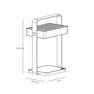 Saulio Solar | Battery light | Brown Nordlux