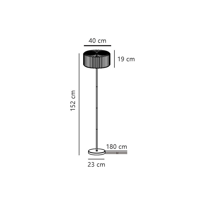 Vivienne | Floor lamp | Black Nordlux