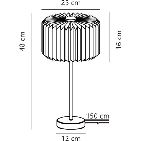 Vivienne | Table lamp | Black Nordlux