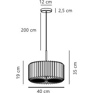 Vivienne 40 | Pendant | Black Nordlux