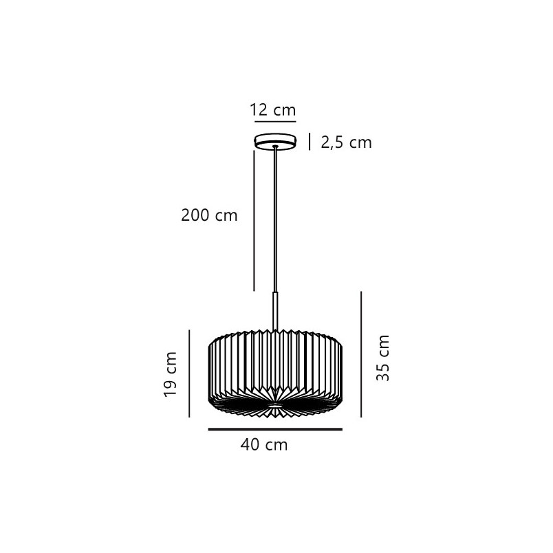 Vivienne 40 | Pendant | Black Nordlux