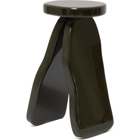 Stolik pomocniczy dębowy designerski Object107 30cm głęboka zieleń NG Design