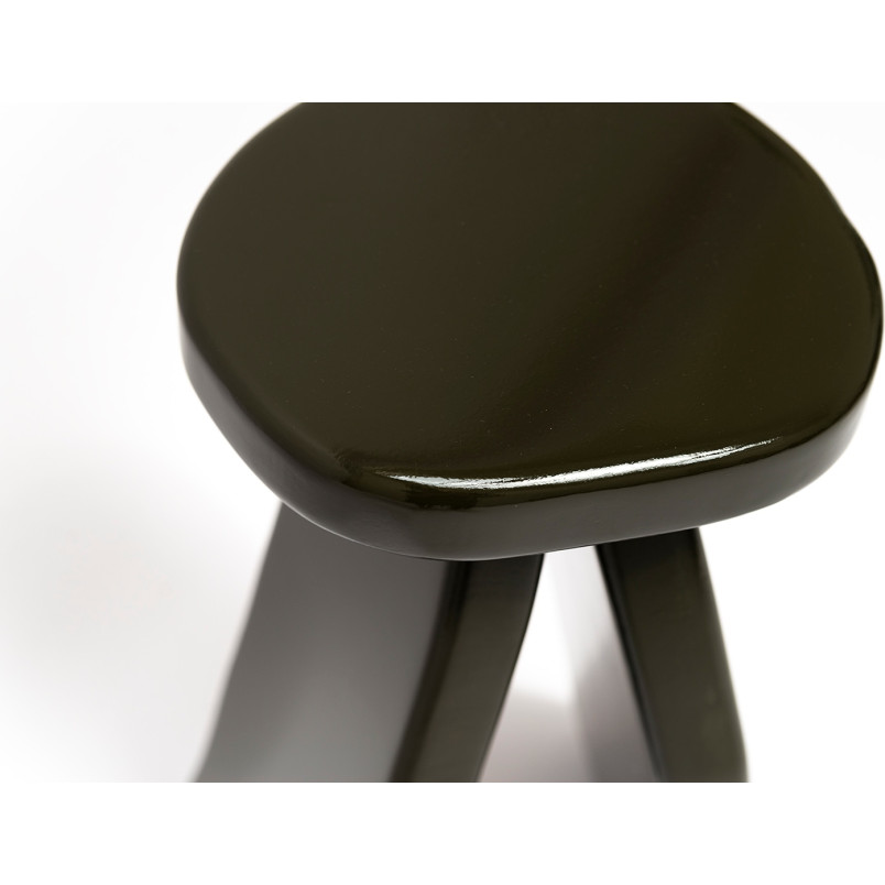 Stolik pomocniczy dębowy designerski Object107 30cm głęboka zieleń NG Design