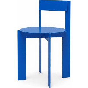 Krzesło metalowe designerskie Object111 niebieskie NG Design