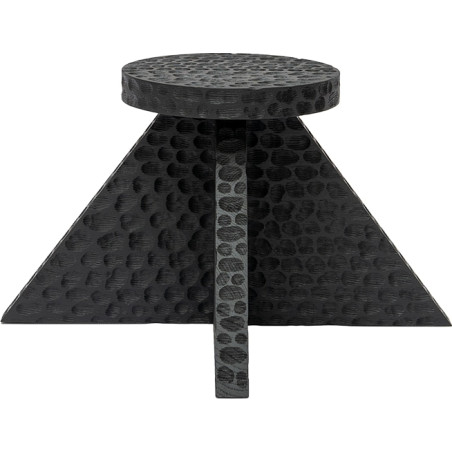 Stolik pomocniczy dębowy designerski Object112 czarny NG Design