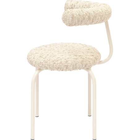 Krzesło tapicerowane designerskie Object114 biała pisa NG Design