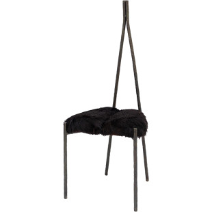 Krzesło designerskie z tapicerowanym siedziskiem Object117 NG Design