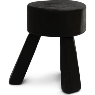 Stolik pomocniczy dębowy designerski Object122 37cm czarny NG Design
