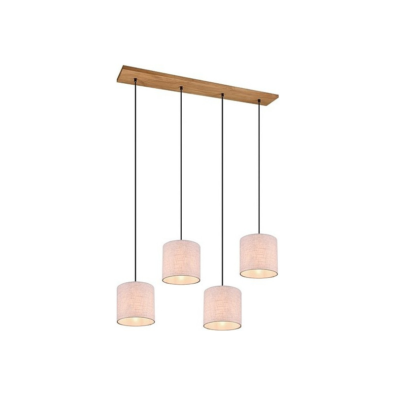 Lampa wisząca Elmau IV szara Trio | Skandynawski design