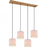 Lampa wisząca Elmau IV szara Trio | Skandynawski design