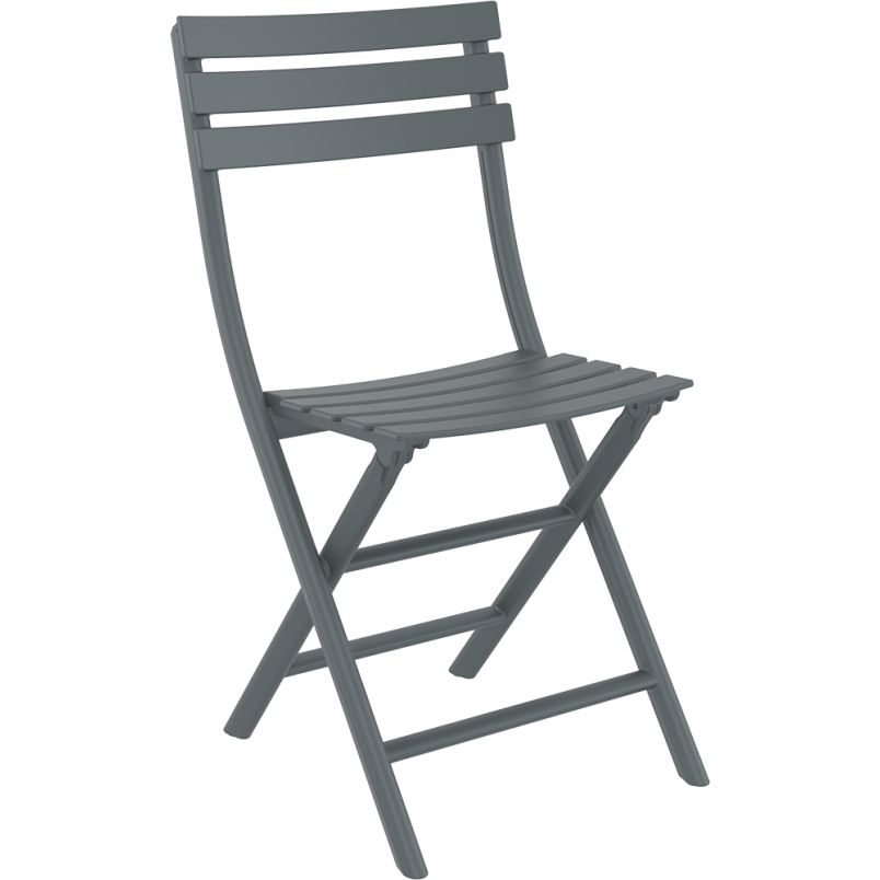HELEN FOLDING CHAIR dark grey Siesta