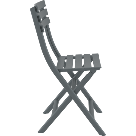 HELEN FOLDING CHAIR dark grey Siesta