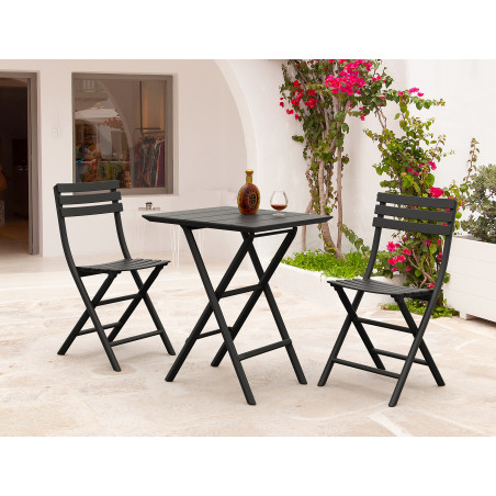 HELEN FOLDING CHAIR black Siesta