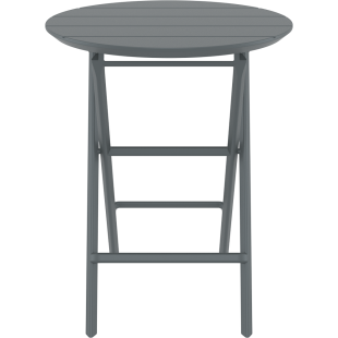 HELEN FOLDING TABLE Ø60 dark grey Siesta