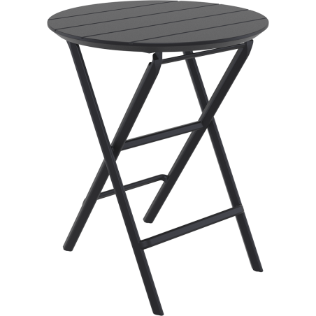 HELEN FOLDING TABLE Ø60 black Siesta