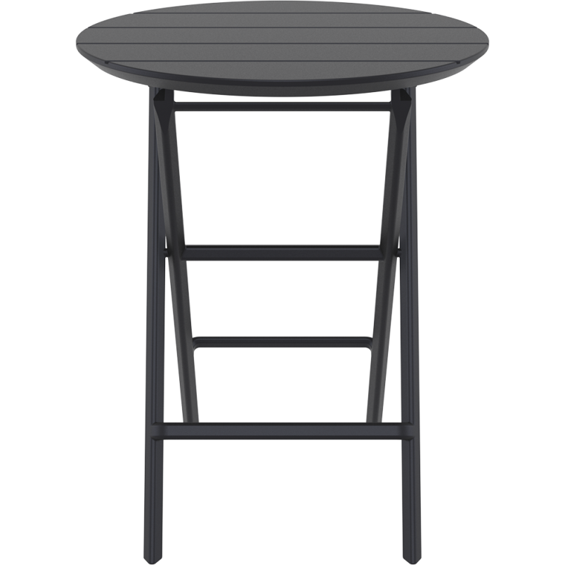 HELEN FOLDING TABLE Ø60 black Siesta
