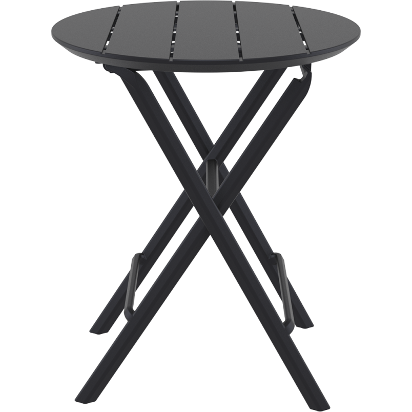 HELEN FOLDING TABLE Ø60 black Siesta