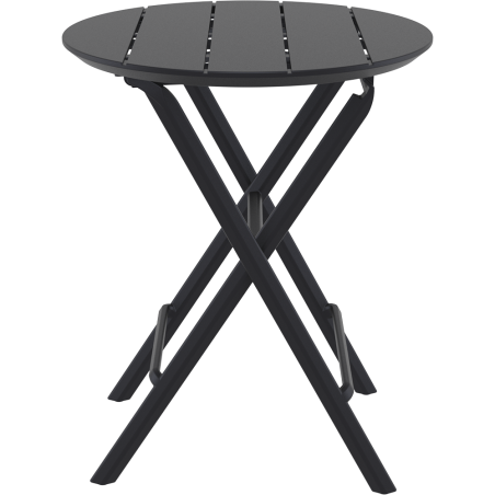 HELEN FOLDING TABLE Ø60 black Siesta