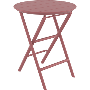 HELEN FOLDING TABLE Ø60 marsala Siesta