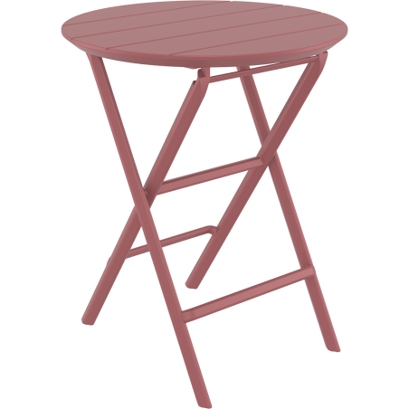 HELEN FOLDING TABLE Ø60 marsala Siesta
