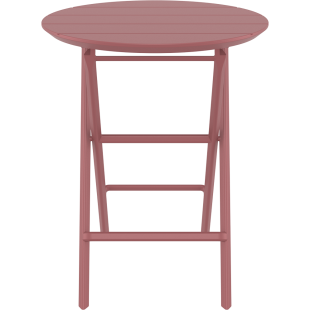 HELEN FOLDING TABLE Ø60 marsala Siesta