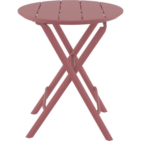 HELEN FOLDING TABLE Ø60 marsala Siesta