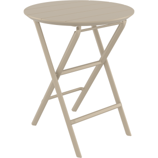 HELEN FOLDING TABLE Ø60 taupe Siesta
