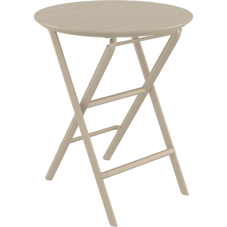 HELEN FOLDING TABLE Ø60 taupe Siesta