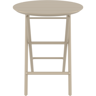 HELEN FOLDING TABLE Ø60 taupe Siesta