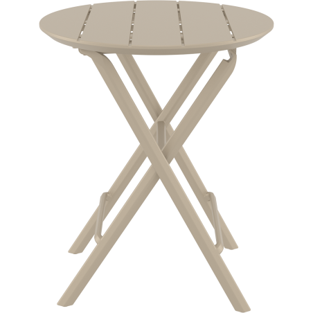 HELEN FOLDING TABLE Ø60 taupe Siesta