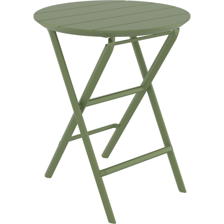 HELEN FOLDING TABLE Ø60 olive green Siesta