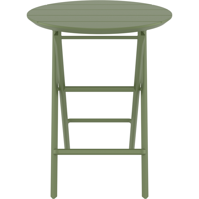 HELEN FOLDING TABLE Ø60 olive green Siesta