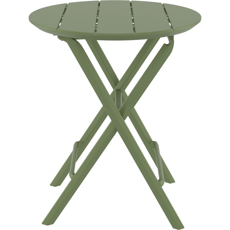 HELEN FOLDING TABLE Ø60 olive green Siesta