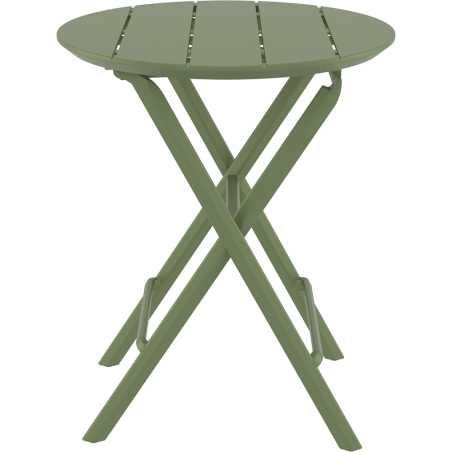 HELEN FOLDING TABLE Ø60 olive green Siesta