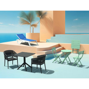 HELEN FOLDING TABLE Ø60 opaline green Siesta