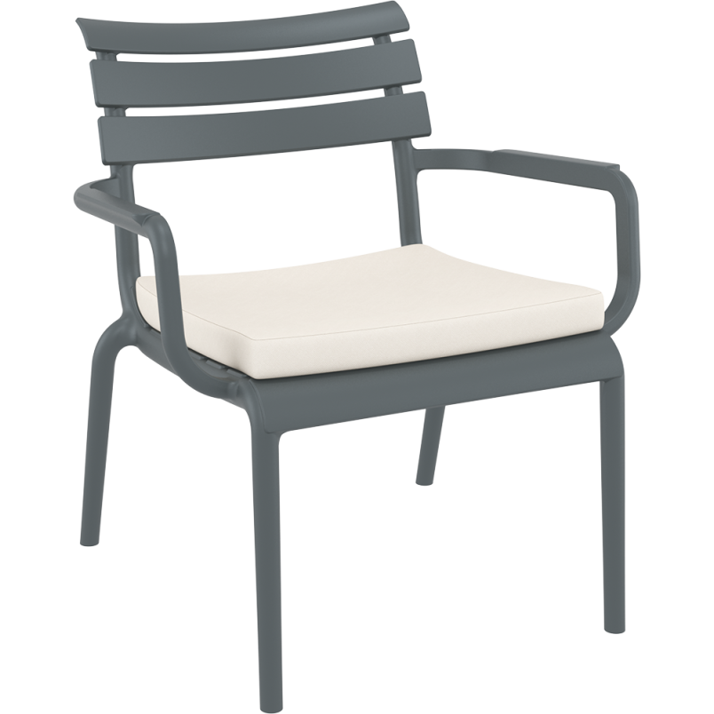 PARIS LOUNGE ARMCHAIR CUSHION white Siesta