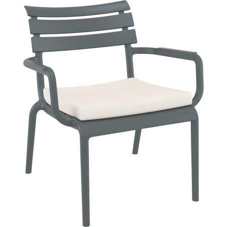 PARIS LOUNGE ARMCHAIR CUSHION white Siesta