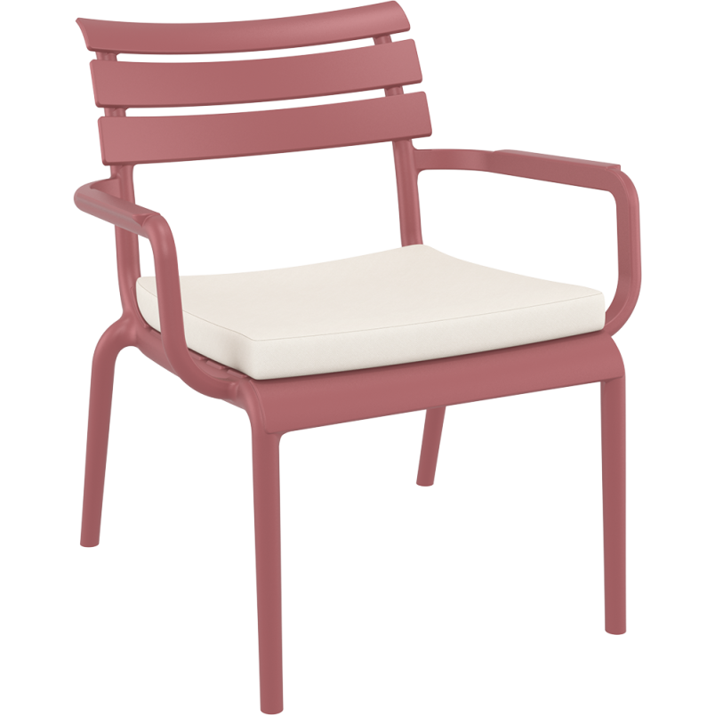 PARIS LOUNGE ARMCHAIR CUSHION white Siesta