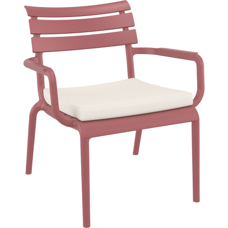 PARIS LOUNGE ARMCHAIR CUSHION white Siesta