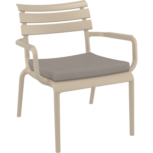 PARIS LOUNGE ARMCHAIR CUSHION beige Siesta