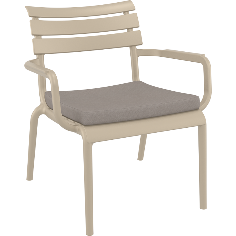 PARIS LOUNGE ARMCHAIR CUSHION beige Siesta