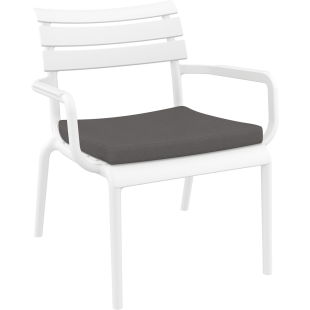 PARIS LOUNGE ARMCHAIR CUSHION light grey Siesta