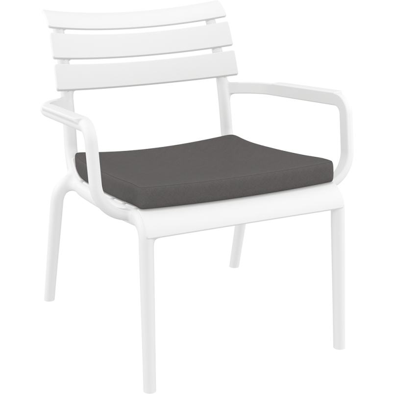 PARIS LOUNGE ARMCHAIR CUSHION light grey Siesta