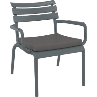 PARIS LOUNGE ARMCHAIR CUSHION light grey Siesta