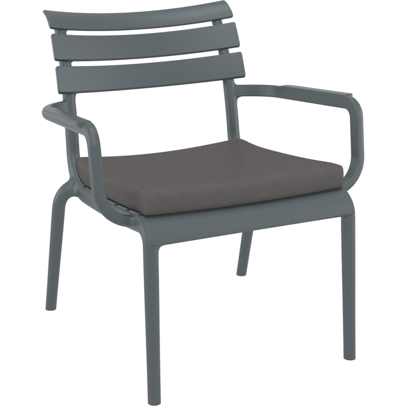 PARIS LOUNGE ARMCHAIR CUSHION light grey Siesta